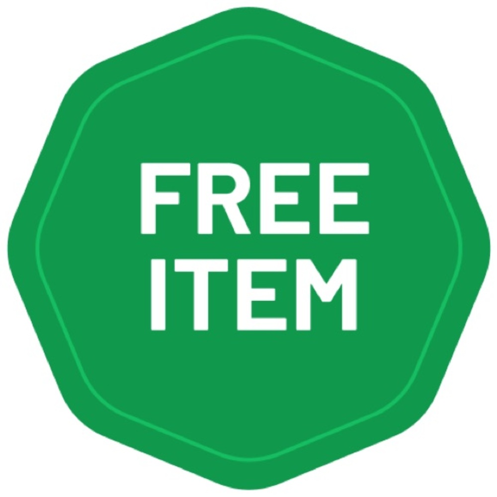 FREE ITEM WITH PURCHASE